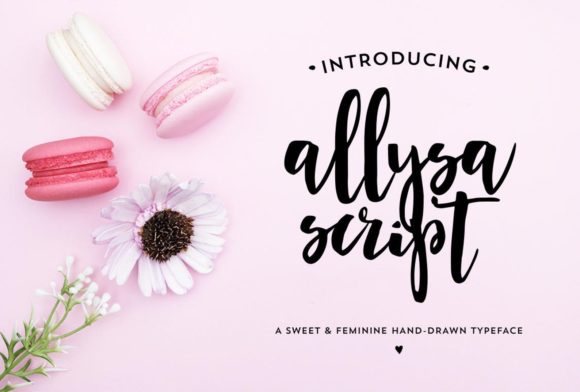 Allysa Script: Elegant Typography for Modern Design