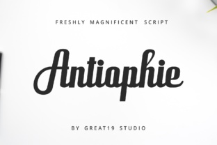Antiophie Script: A Typeface for Bold, Modern Design