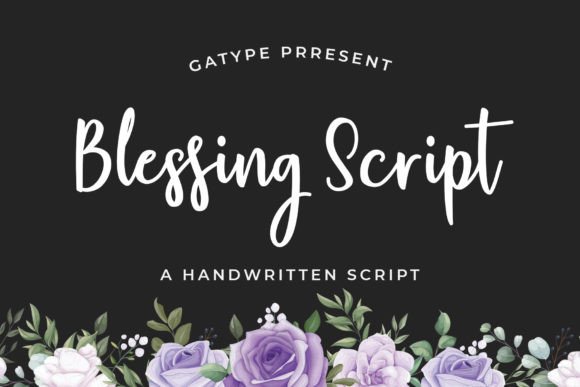 Elevate Your Designs with the Blessing Script Font