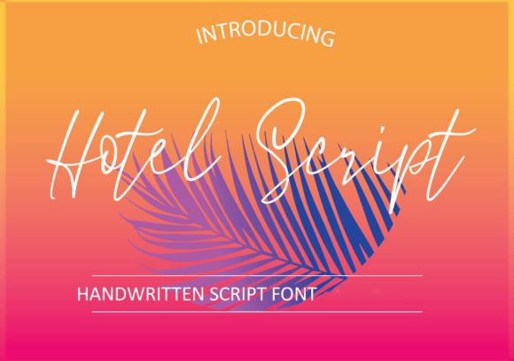 Hotel Script Font: Elevate Your Visual Design