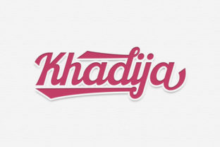 Khadija Script: A Modern Typeface for Bold Visual Identity