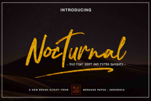 Nocturnal Script: Elevate Your Design with Elegant Typography