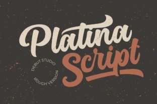 Platina Script - Rough: A Bold Handwritten Font for Authentic Branding