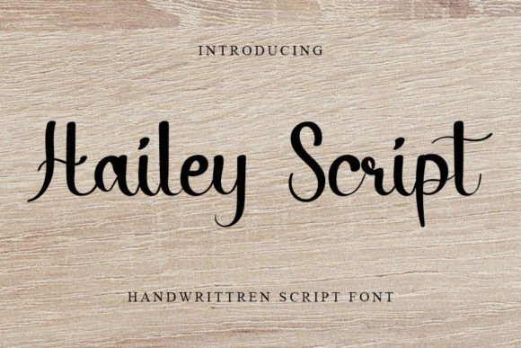 The Art of Handwritten Elegance: Exploring Hailey Script