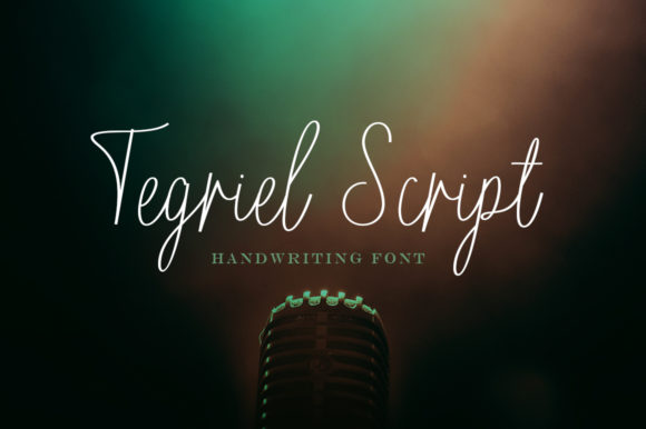 The Elegant Flow of Tegriel Script in Modern Design