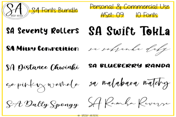 Transform Your Creations with Script and Handwritten Bundle 9
